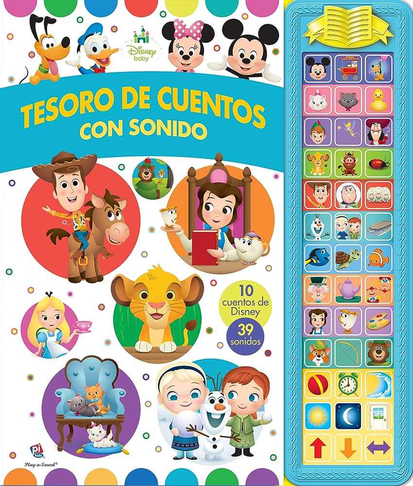 TESOROS DE CUENTOS CON SONIDOS DISNEY BABY 39 SONIDOS