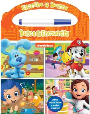 ESCRIBE Y BORRA BUSCA Y ENCUENTRA NICKELODEON