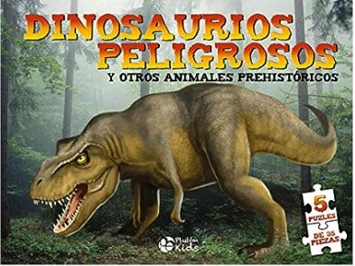 DINOSAURIOS PELIGROSOS (PUZZLE 35 PZAS)