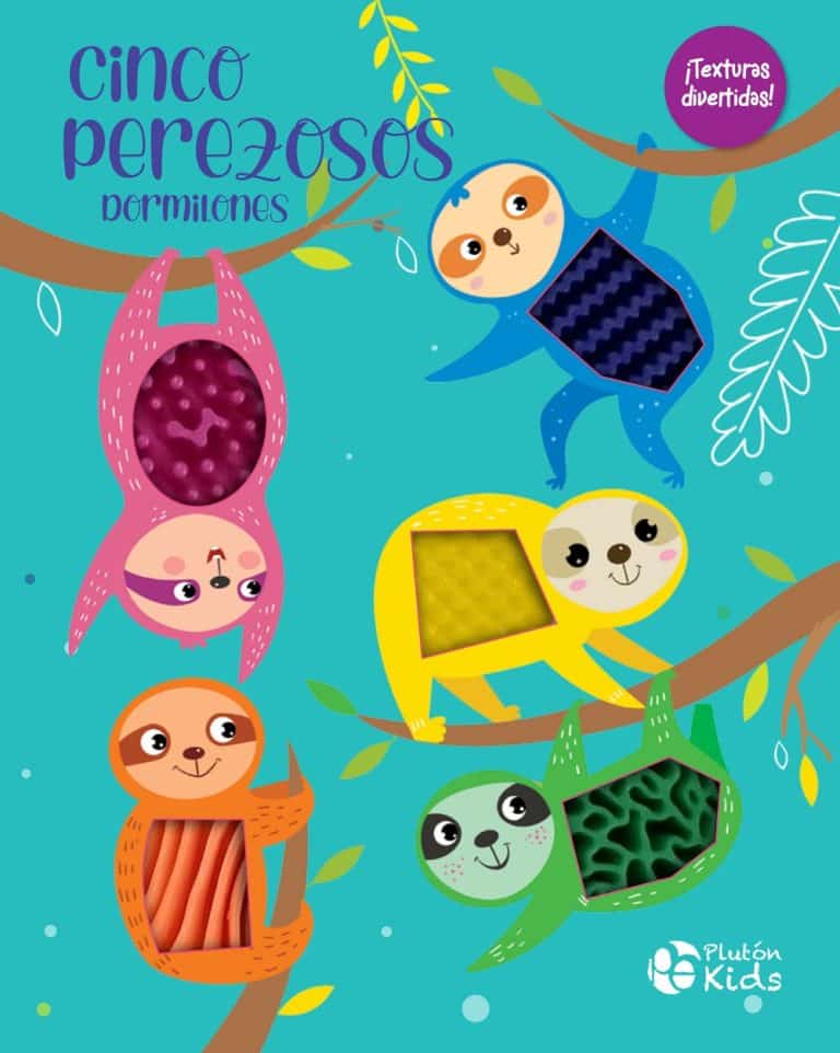 CINCO PEREZOZOS DORMILONES TEXTURAS DIVERTIDAS