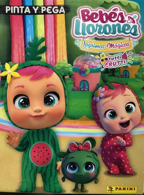 BEBES LLORONES PINTA Y PEGA ALBUM ACTIVITY (VARIEDAD)