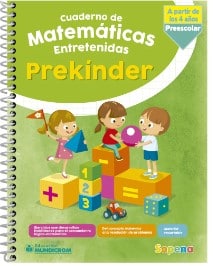 CUADERNO DE MATEMATICA ENTRETENIDAS SOPENA PREESCOLAR A PARTIR DE 4 Aí‘OS