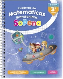 CUADERNO DE MATEMATICA ENTRETENIDAS SOPENA 3 A PARTIR DE 8 AÑOS