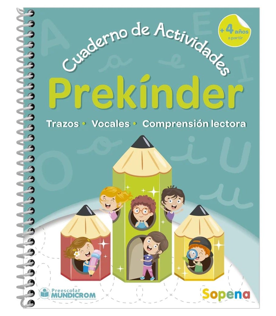 CUADERNO DE ACTIVIDADES PREKINDER + 4 Aí‘OS