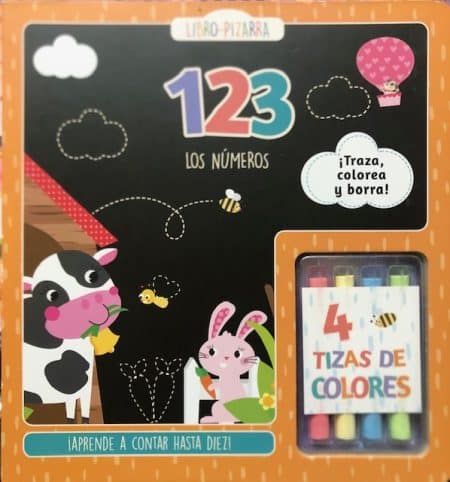 LIBRO PIZARRA-1, 2, 3, LOS NUMEROS