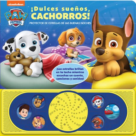 DULCES SUEÑOS CACHORROS- PAW PATROL-CON LUCES Y SONIDOS