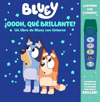BLUEY OOOH, QUE BRILLANTE-CON LINTERNA DE COLORES Y SONIDOS