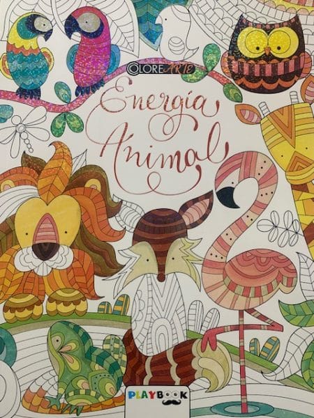 MANDALAS- ENERGIA ANIMAL - LIBRO ANTI ESTRES PARA COLOREAR