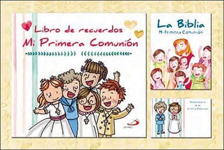 LIBRO DE RECUERDOS MI PRIMERA COMUNIÓN-GRAN ESTUCHE